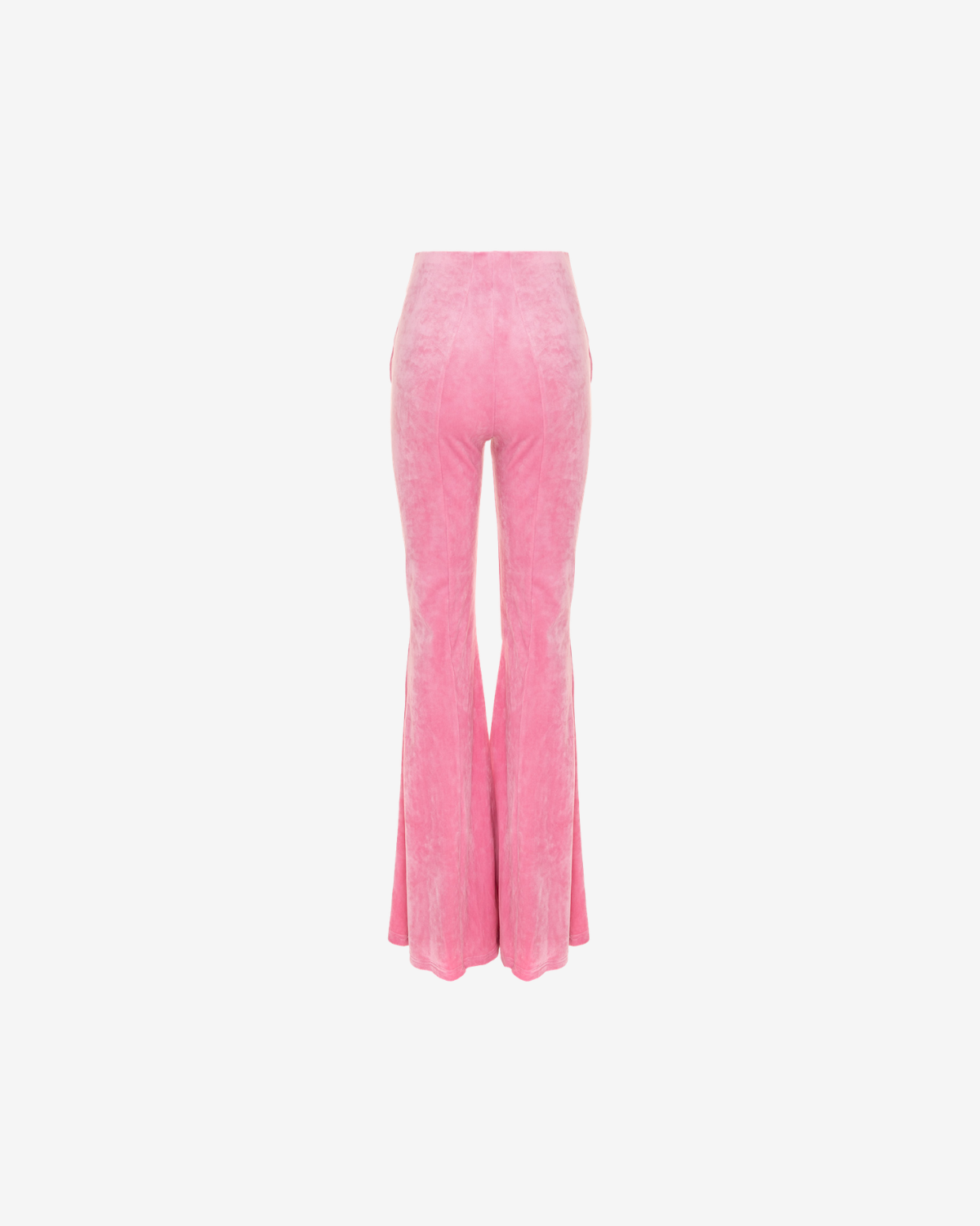 Pantaloni Trapez Blankie din Catifea, Roz