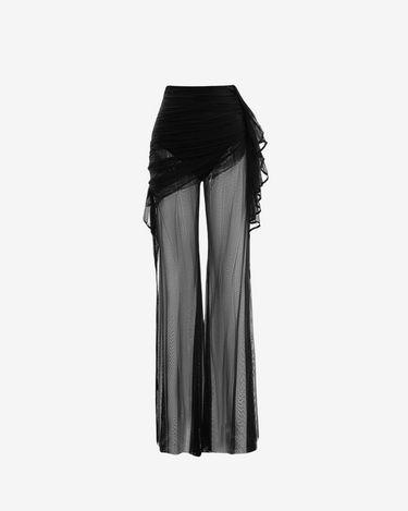 Pantaloni Tulle "Firewall Flow", Negri