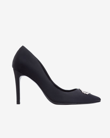Pantofi Stiletto cu Cristale "Alice", Negri