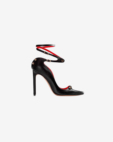 Pantofi din Piele Harlot, Negri