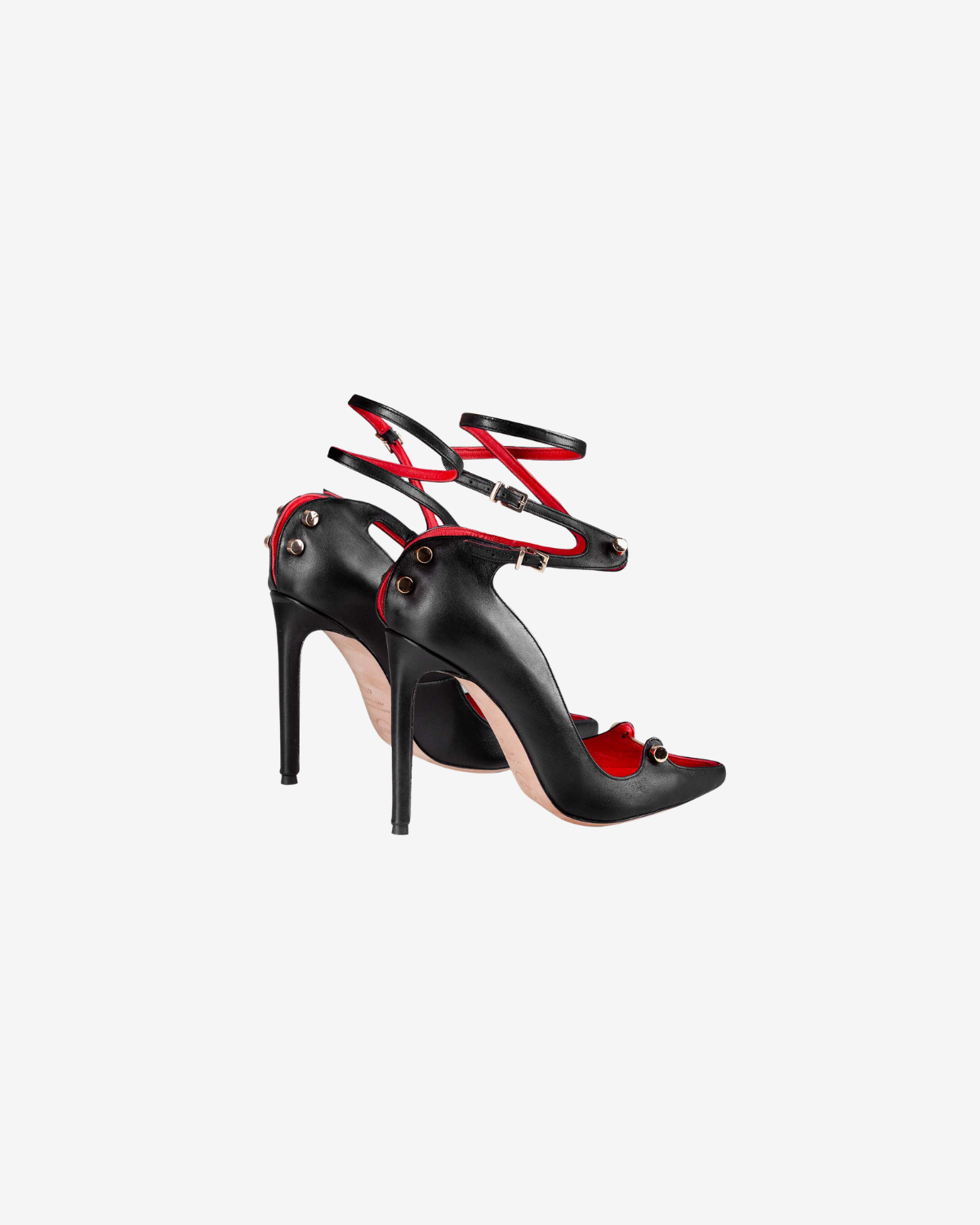 Pantofi din Piele Harlot, Negri, Hardot