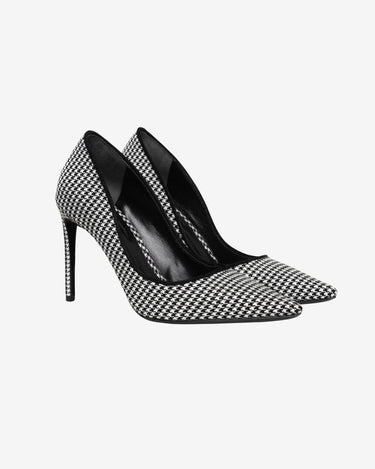 Pantofi Pepit Textil "Zurra", Alb/Negru