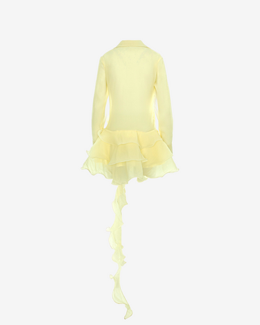 Rochie "Ballerina", Galbena