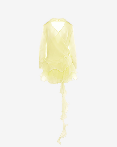 Rochie "Ballerina", Galbena