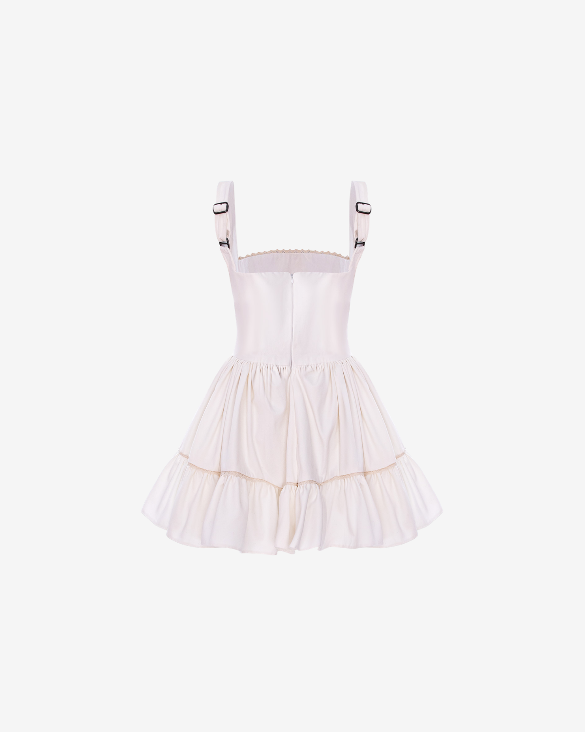 Rochie Corset Mini, White Lace