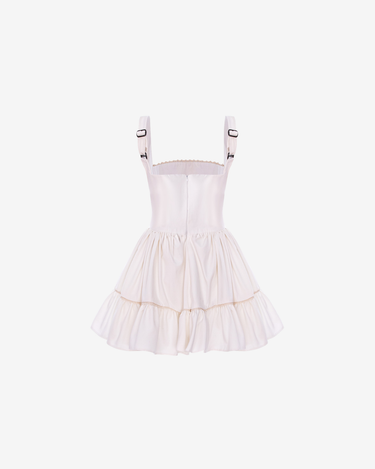 Rochie Corset Mini, White Lace