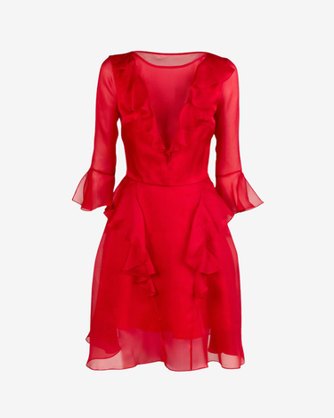 Rochie din Organza Rhea, Rosie