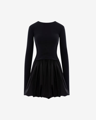 Rochie din Poplin "Clara", Neagra