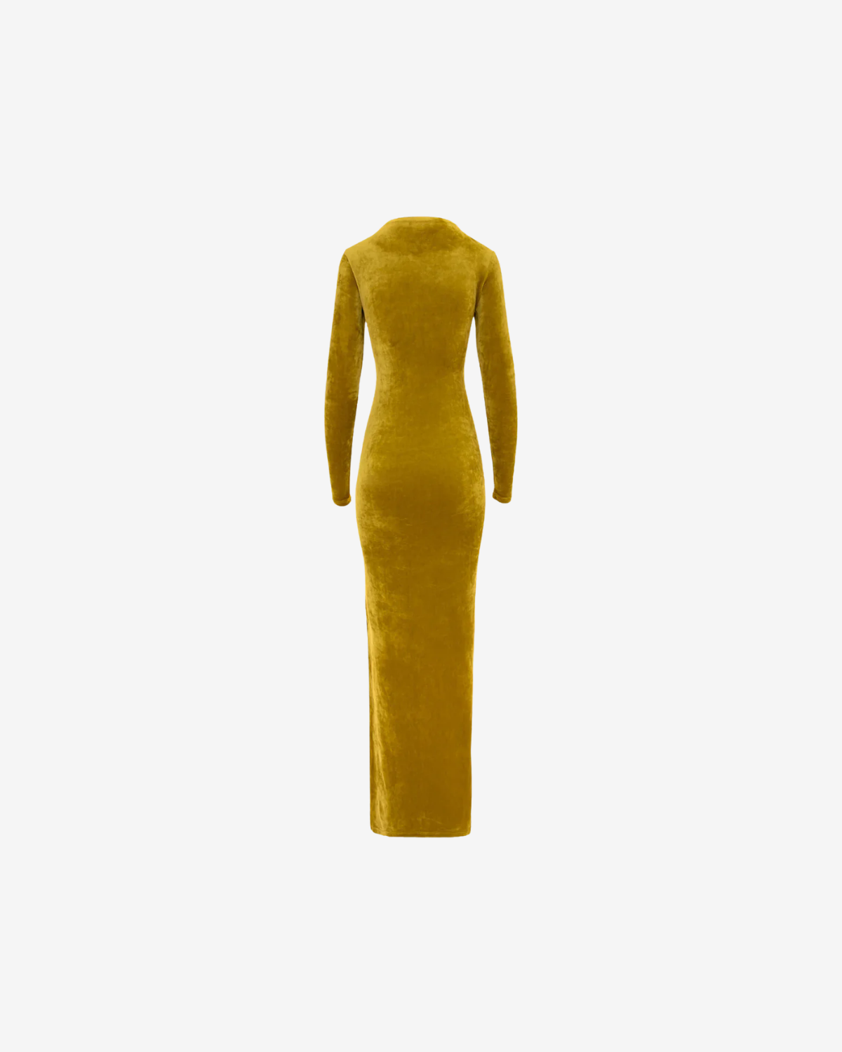 Rochie Lunga Blankie din Catifea, Fistic
