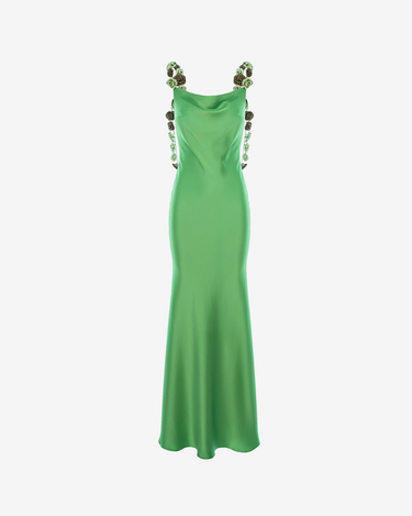 Rochie Lunga Eden, Verde