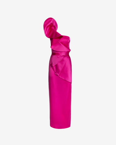 Rochie Lunga Venice, Fucsia