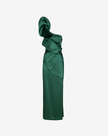 Rochie Lunga Venice, Verde
