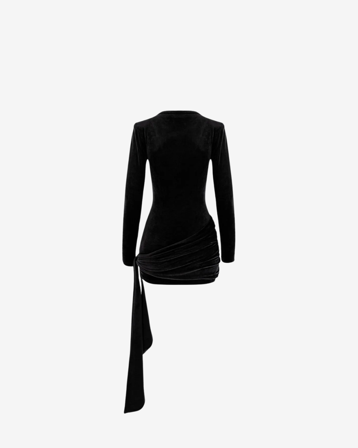 Rochie Mini Blankie din Catifea, Neagra