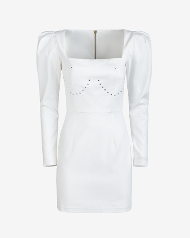 Rochie Mini Diamond, Alba