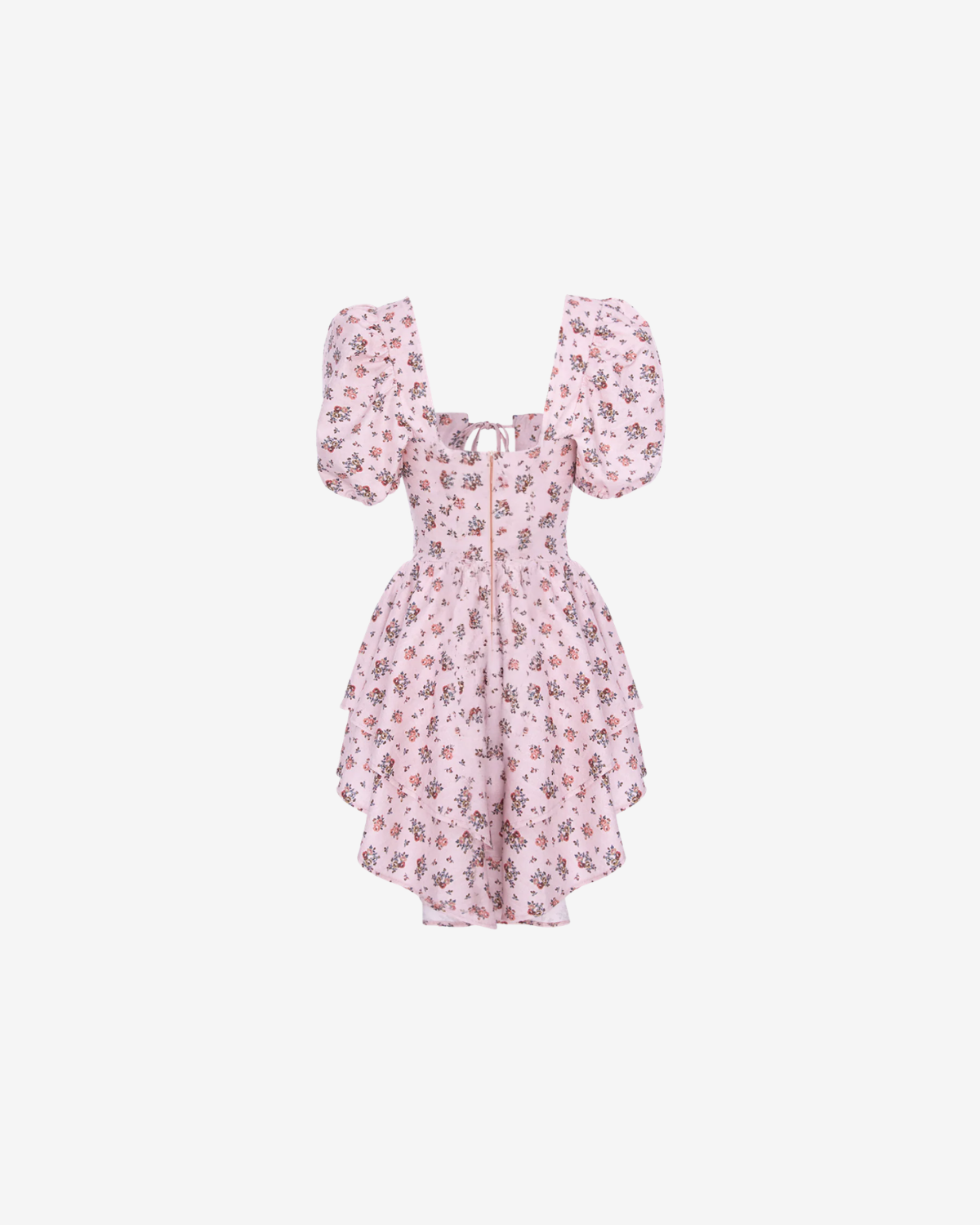 Rochie Mini de Vara cu Trandafiri, Roz