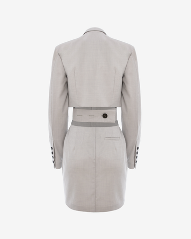 Rochie Sacou, Gri