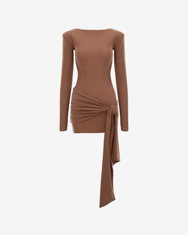 Rochie Scurta "Umbria", Mocha