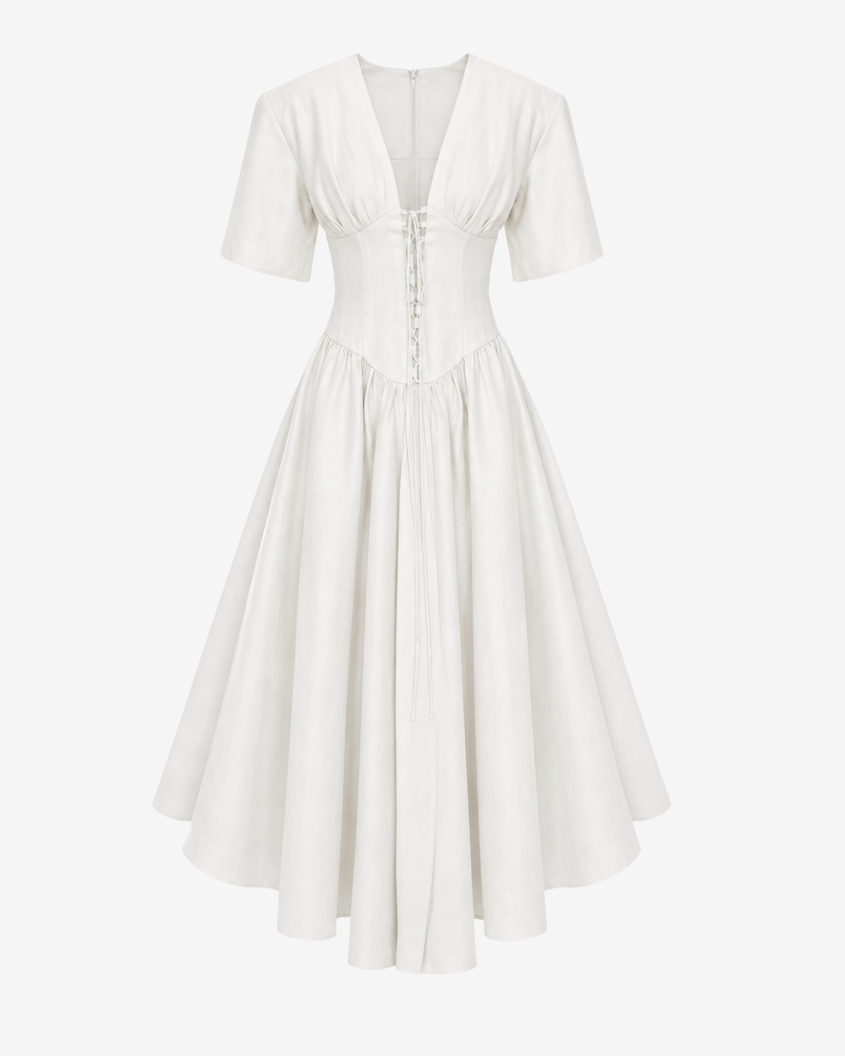 Rochie Midi, Alba