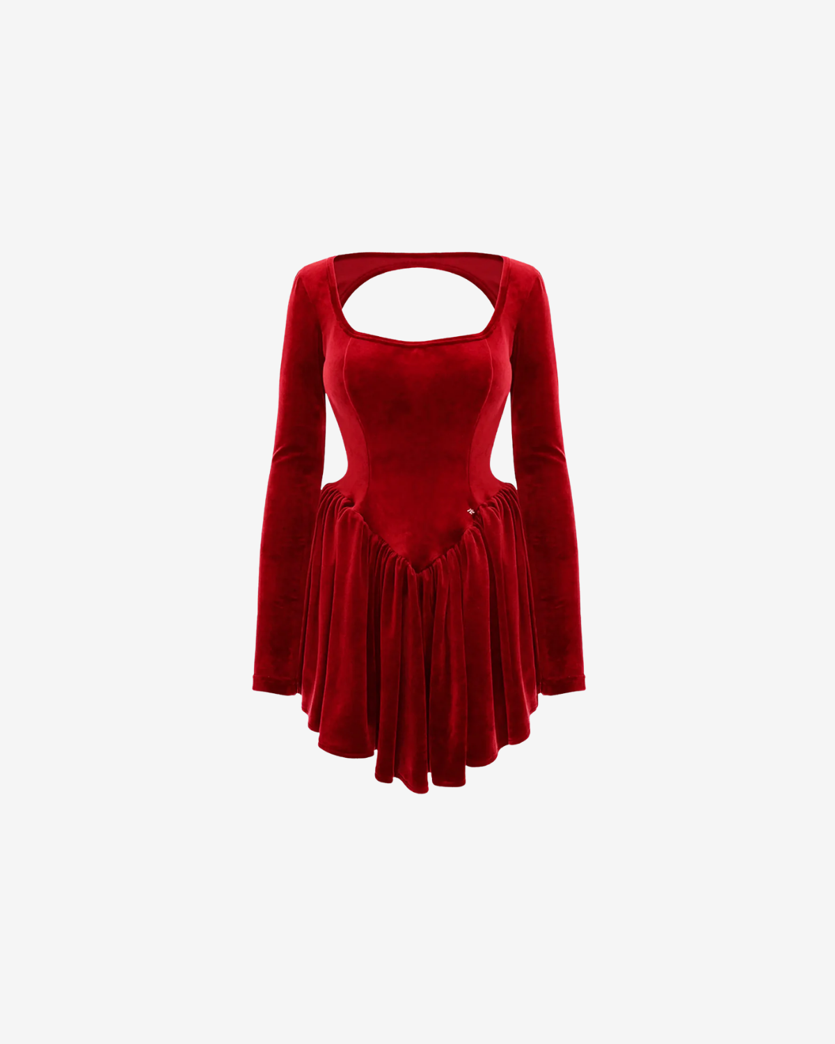 Rochie din Catifea Velvet Rose, Rosie
