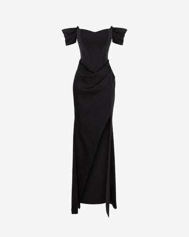 Rochie Victorian Swag, Neagra