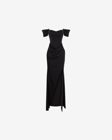 Rochie Victorian Swag, Neagra
