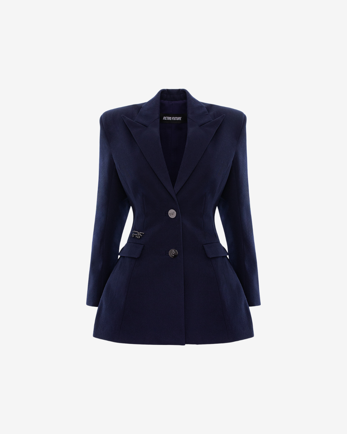 Sacou Hourglass, Albastru Inchis