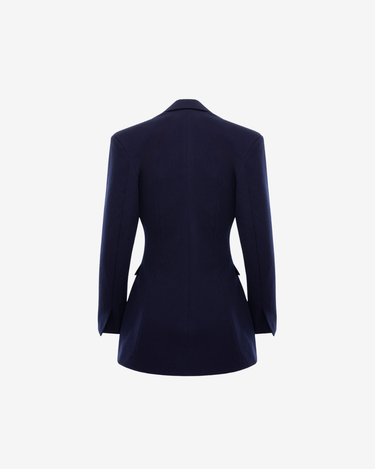 Sacou Hourglass, Albastru Inchis