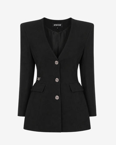 Sacou Hourglass, Negru