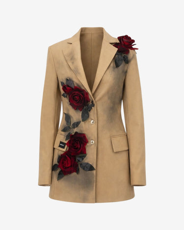 Sacou Iris cu Trandafiri, Bej