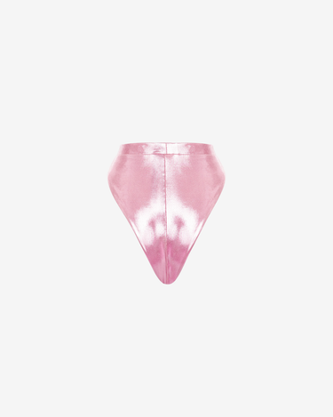 Slip de Baie Bralette, Metallic Pink