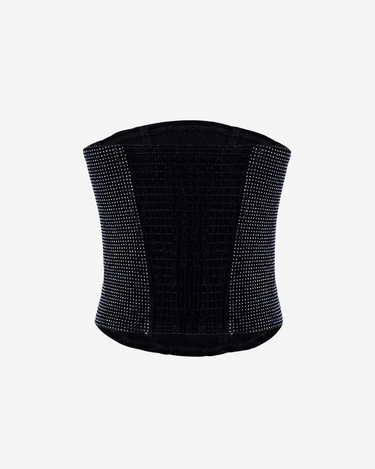 Top Corset cu Strasuri, Negru