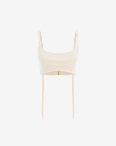 Top din Bumbac Organic "Mia", Alb