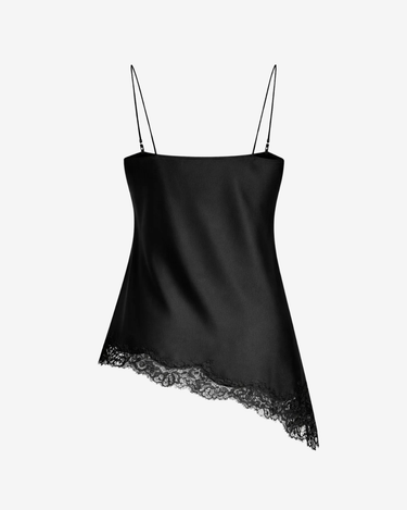 Top din Dantela, Negru