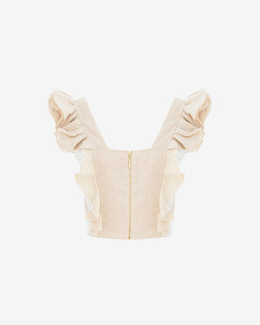 Top din In "Flirty", Bej