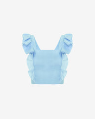 Flirty Top Blue