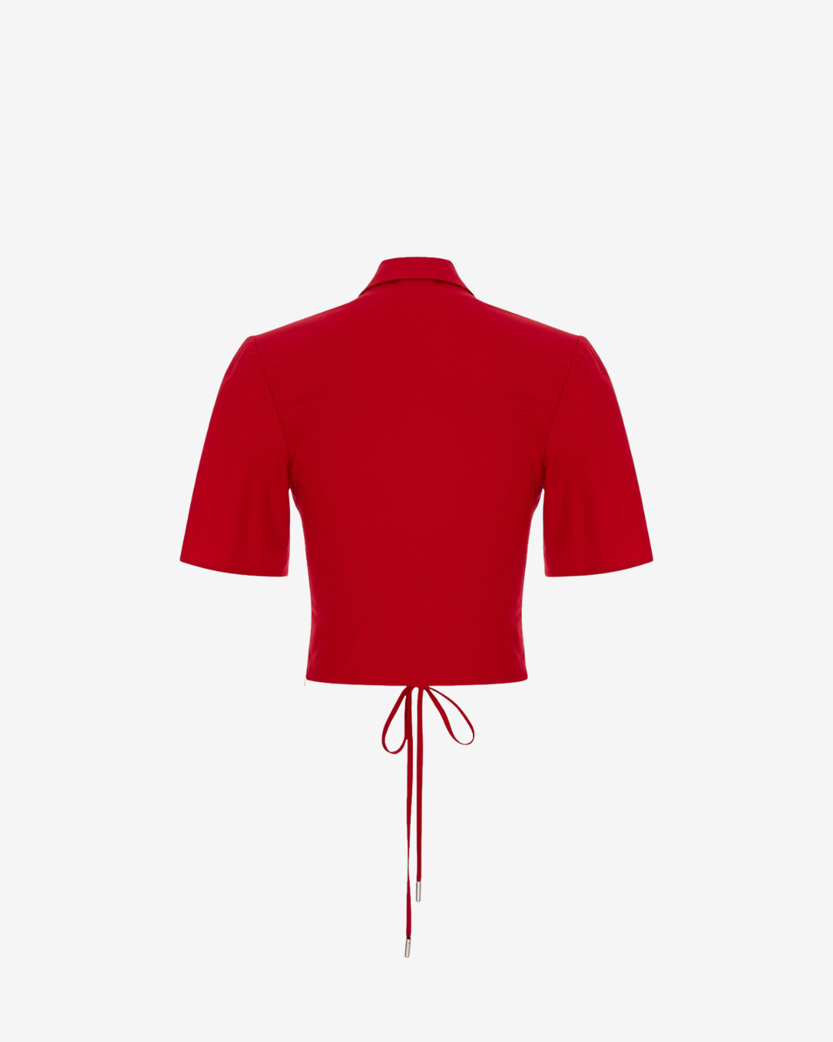 Top Lace Up, Rosu