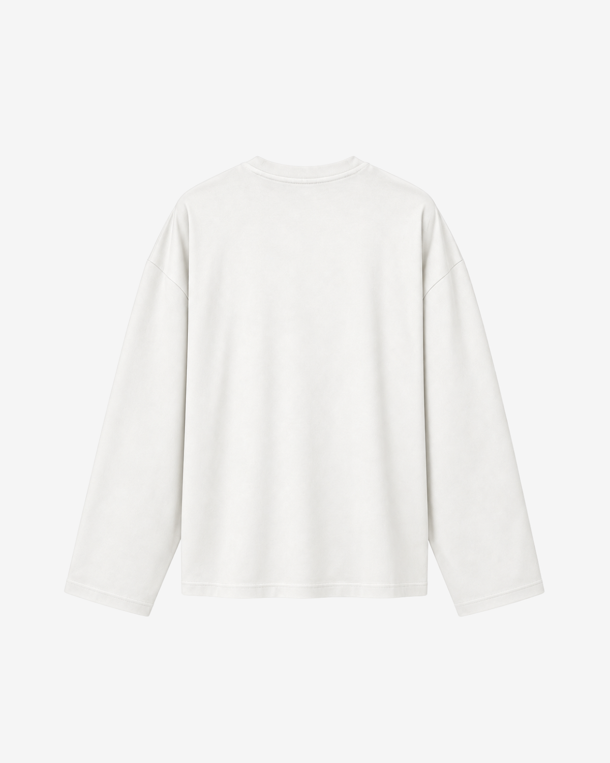 Bluza cu Maneca Lunga, Alba