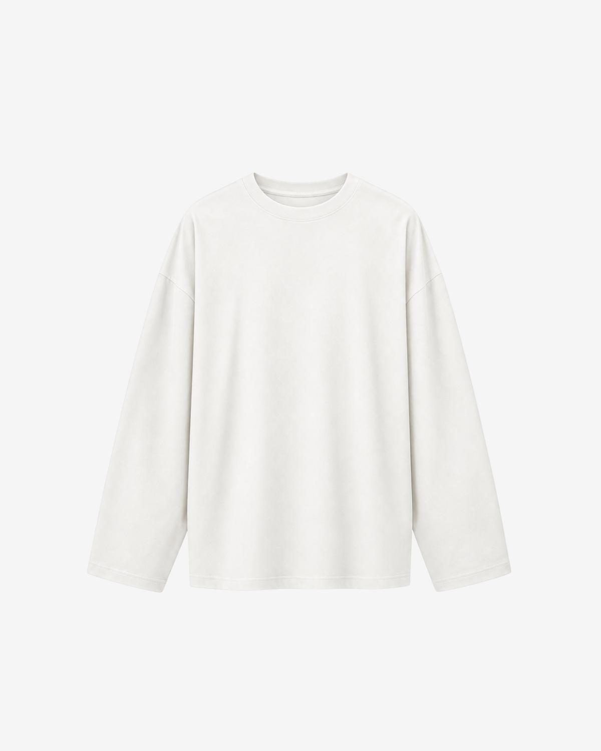 Bluza cu Maneca Lunga, Alba