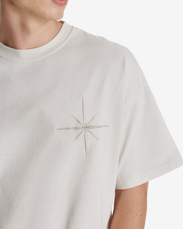 Tricou Star, Alb Vintage