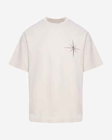 Tricou Star, Alb Vintage